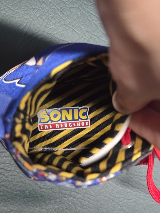 **Sonic Kids High-Top Sneakers in Red, Blue, Black - Casual Lace-Up Shoes** - Picture 8 of 8